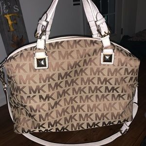 MK large satchel/crossbody USED